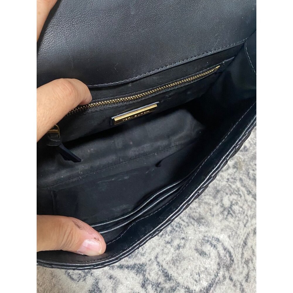 Tory Burch Fleming Convertible Shoulder Bag in Black Leather - Picture 7 of 8